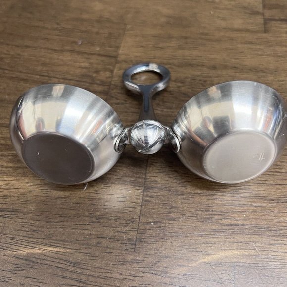 Vintage WMF Menage Salt & Pepper WMF Cromargan Made IN Germany Base Only - Picture 3 of 6